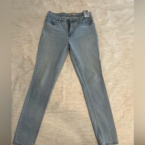 Levis 721 high rise skinny jeans